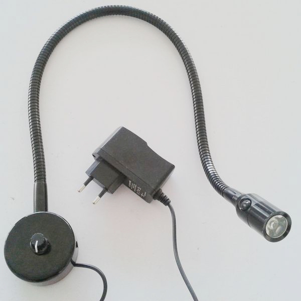dimmable hotel room bedside led gooseneck reading lamp